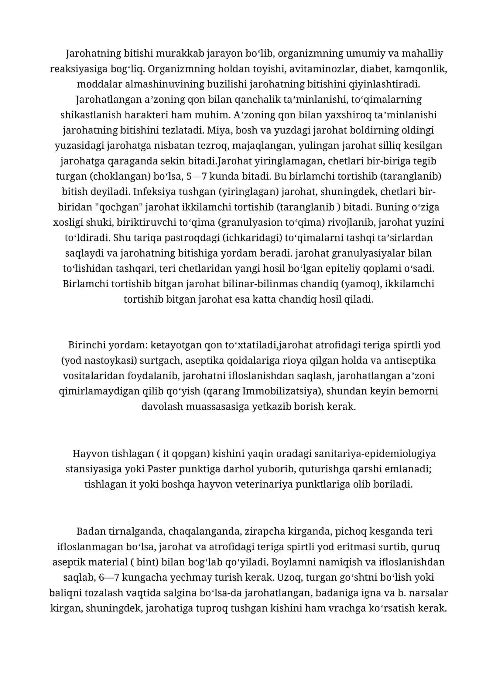 Jarohat infeksiyalari. qoqshol va gazli gangrena qo'g'atuvchilari tavsifi va labarato'rya tashxisi 3
