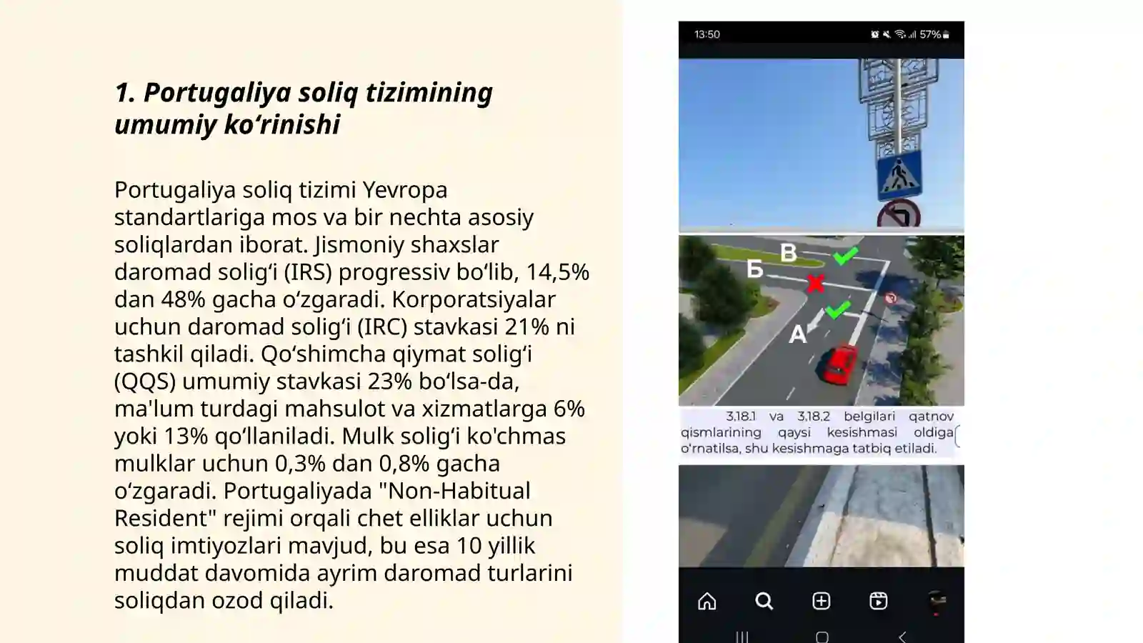 Portugaliya soliq tizimi va uning oʻziga xos xususiyatlari 3