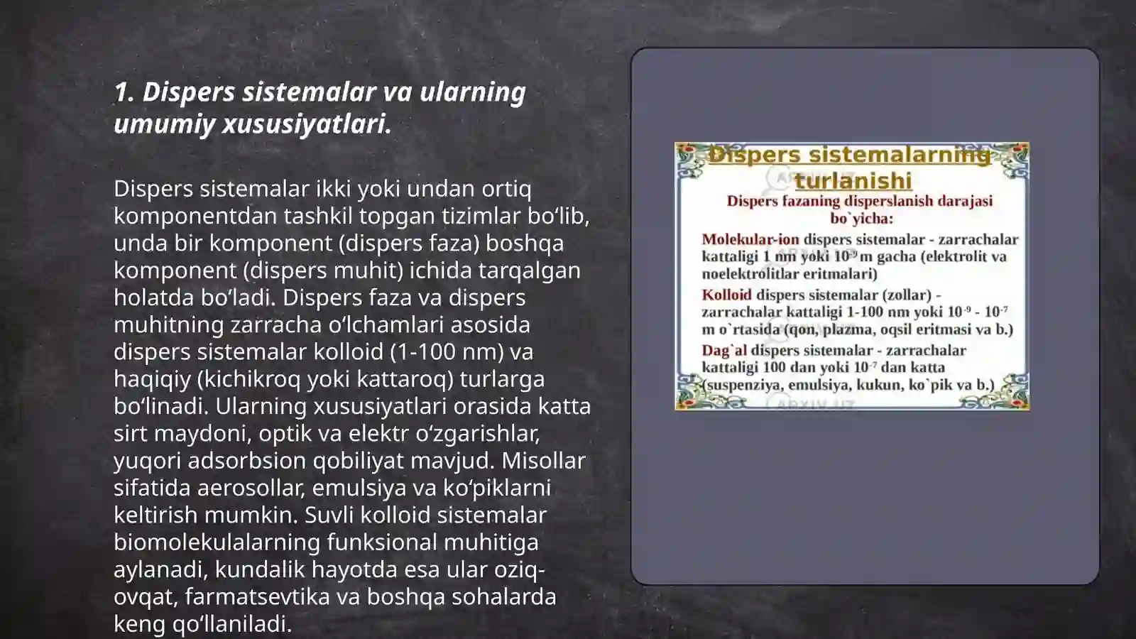 Dispers sistemalar 3