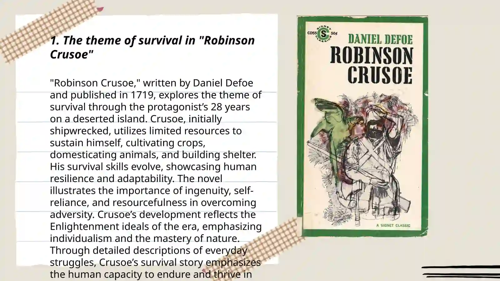 Daniel Defoe "Robinson Crusoe" 3