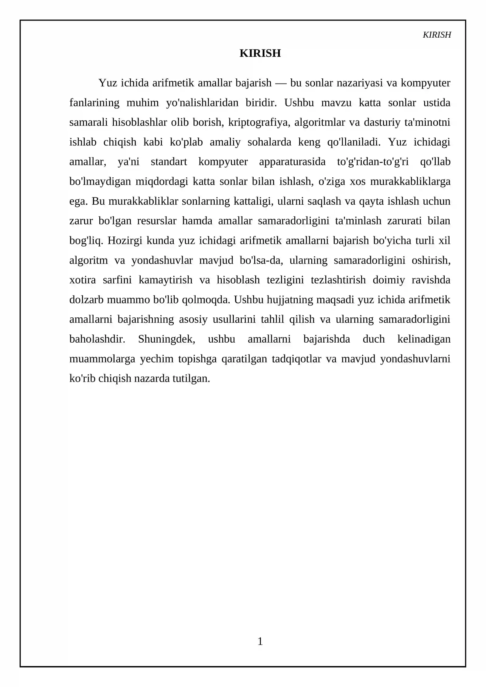 Yuz ichida arifmetik amallar bajarish 3