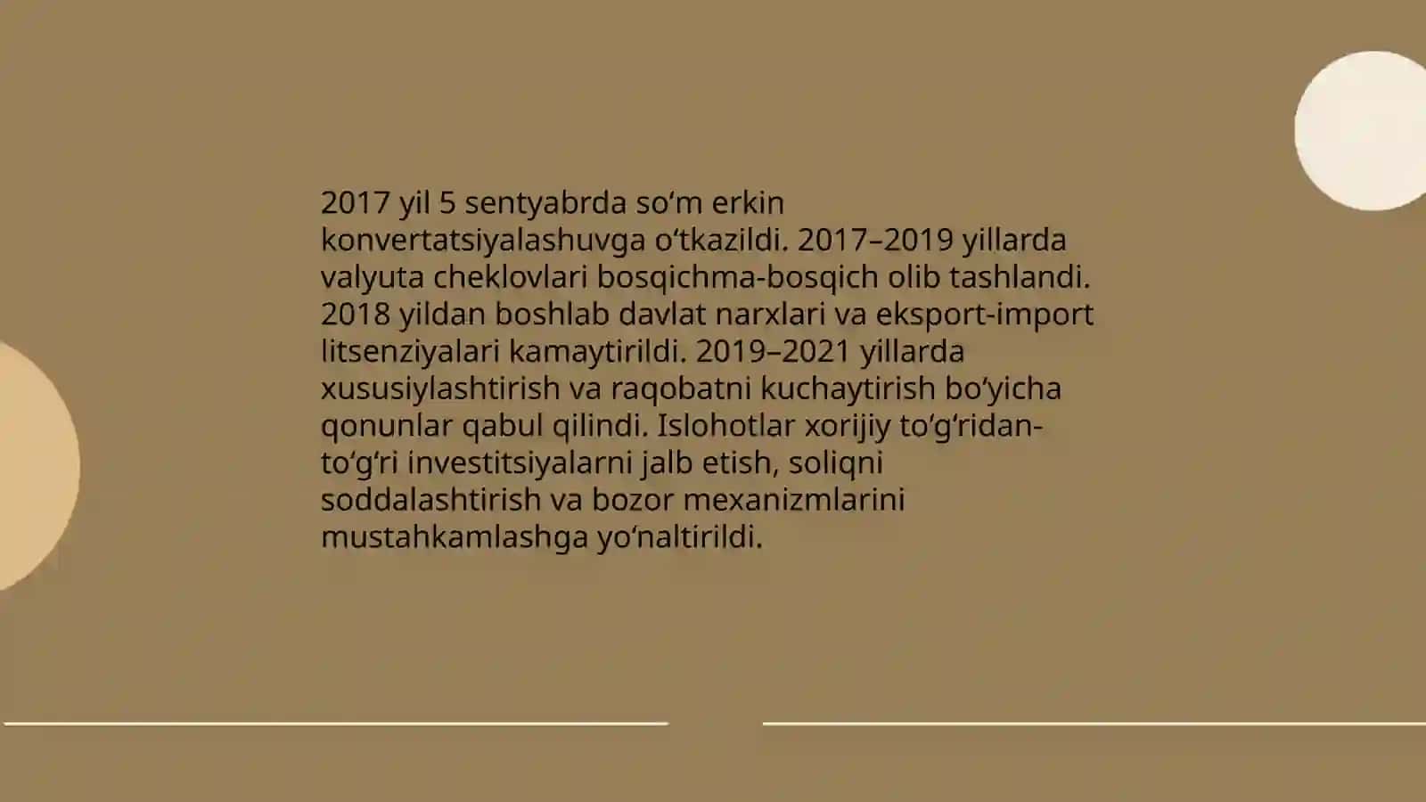 Iqtisodiy liberallashtirish va bozorlashish islohotlari 3