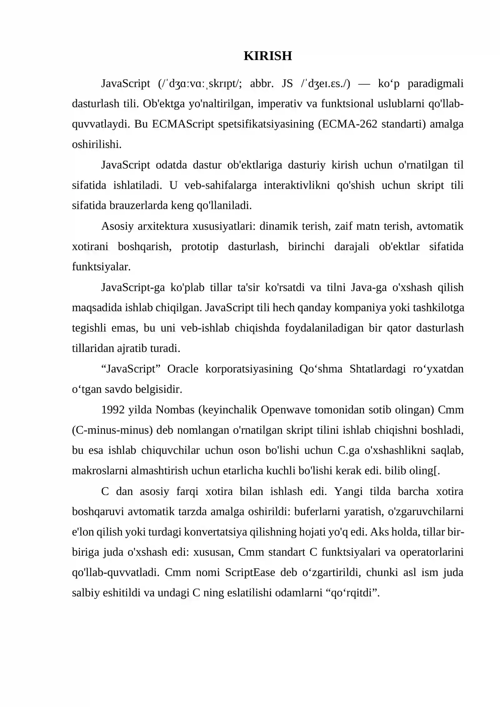 Java Script Dasturlash Tilida Sodda Masalalarni Dasturlash 3