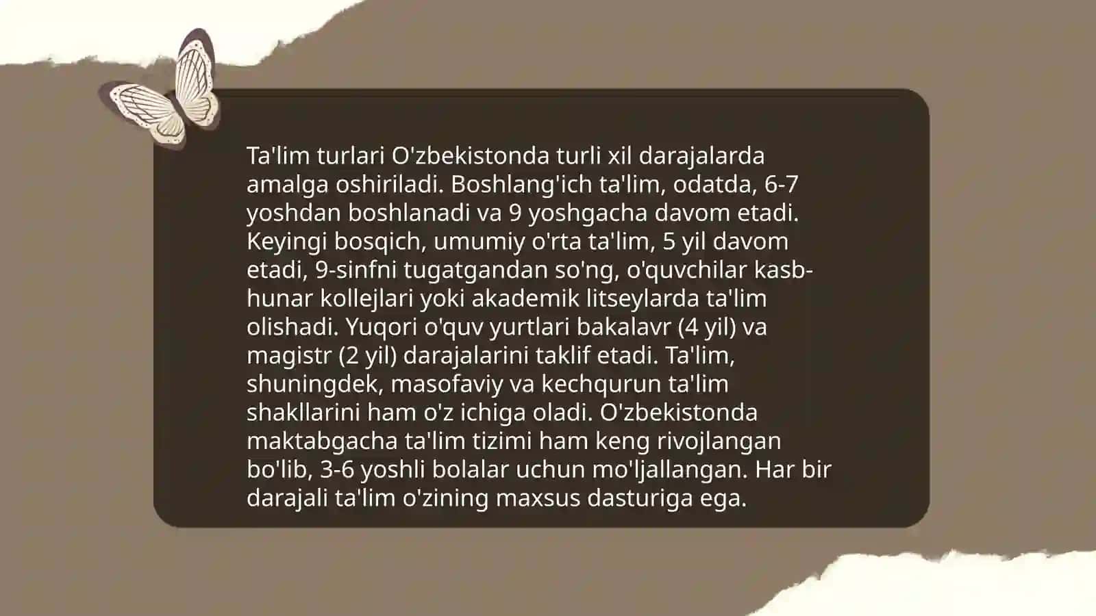 Ta'limni tashkil etish turlari va shakllari.Dars-ta'limni tashkil etishning asosiy shakli 3