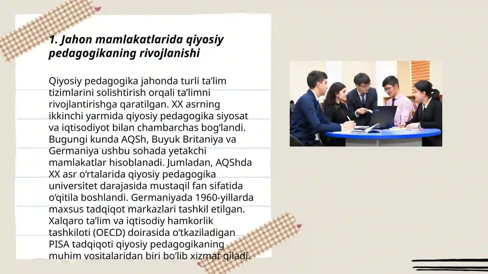 Jahon mamlakatlarida qiyosiy pedagogika jamiyatlarining faoliyati va vazifalari 3