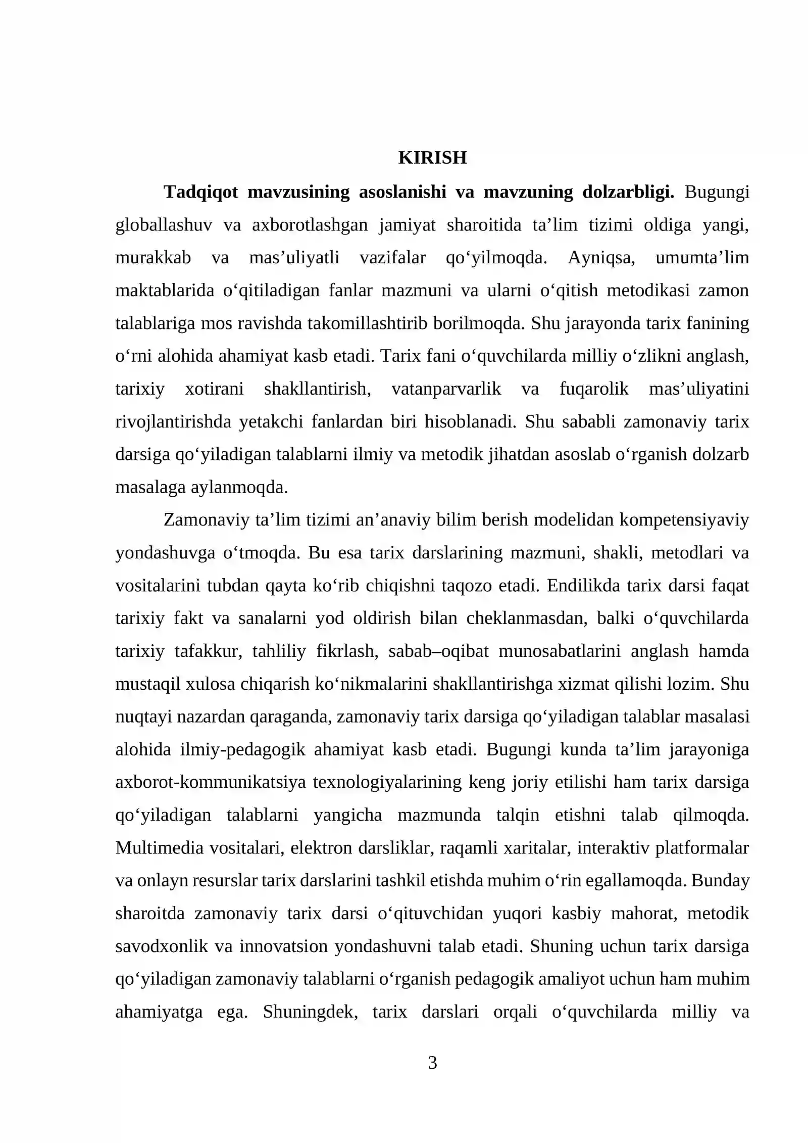 Tarix ta'limida o'quvchilaribilimini nazorat qilish va baholashning zamonaviy usullari 3