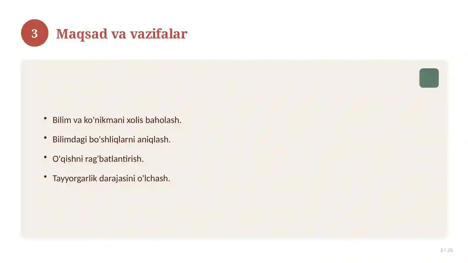 Matematika fanidan 10-sinf test savollari to'plami 3