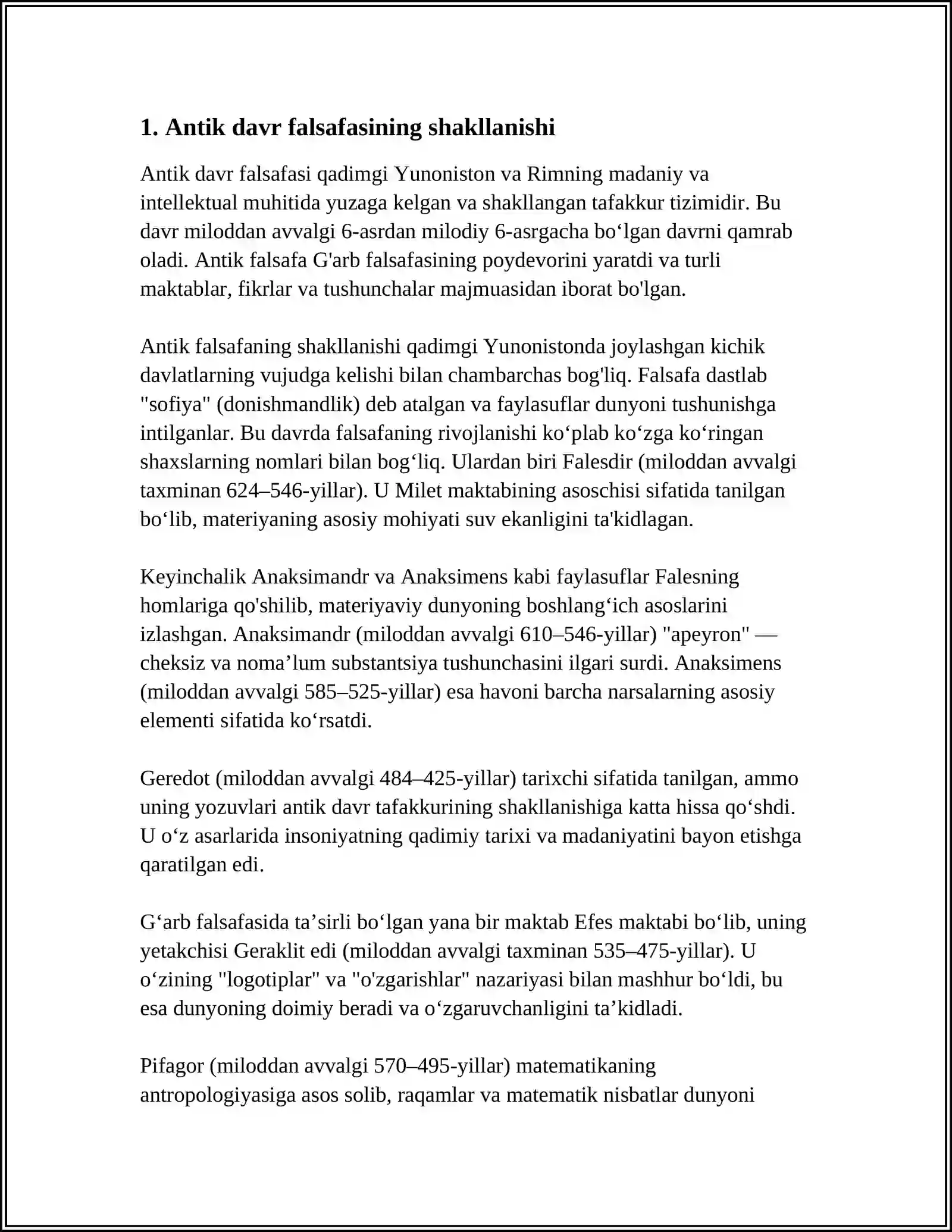 ANTIK DAVRDA TARIX FALSAFASINING OʻZIGA XOS XUSUSIYATLARI 3