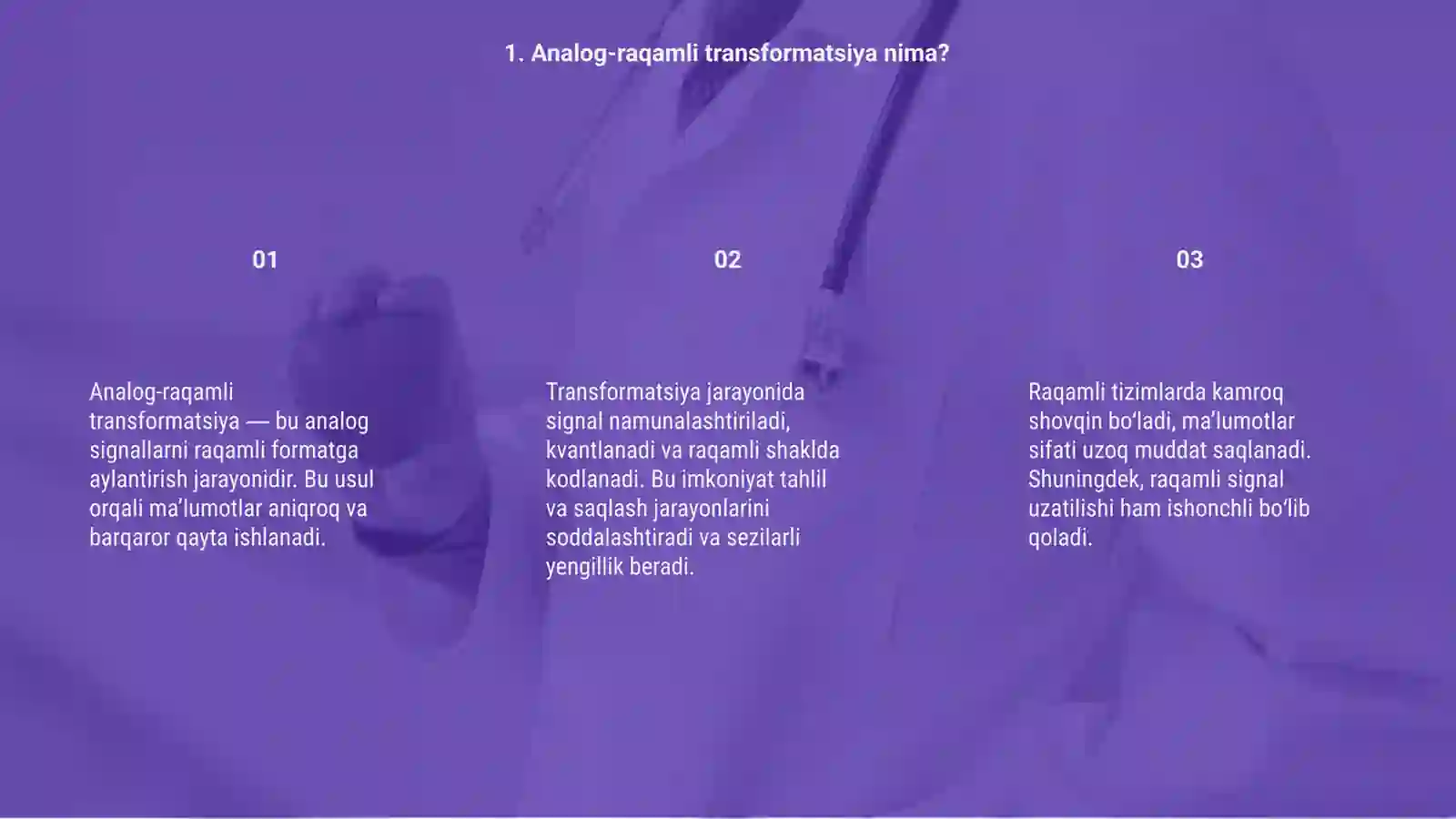Analog-raqamli transformatsiya 3