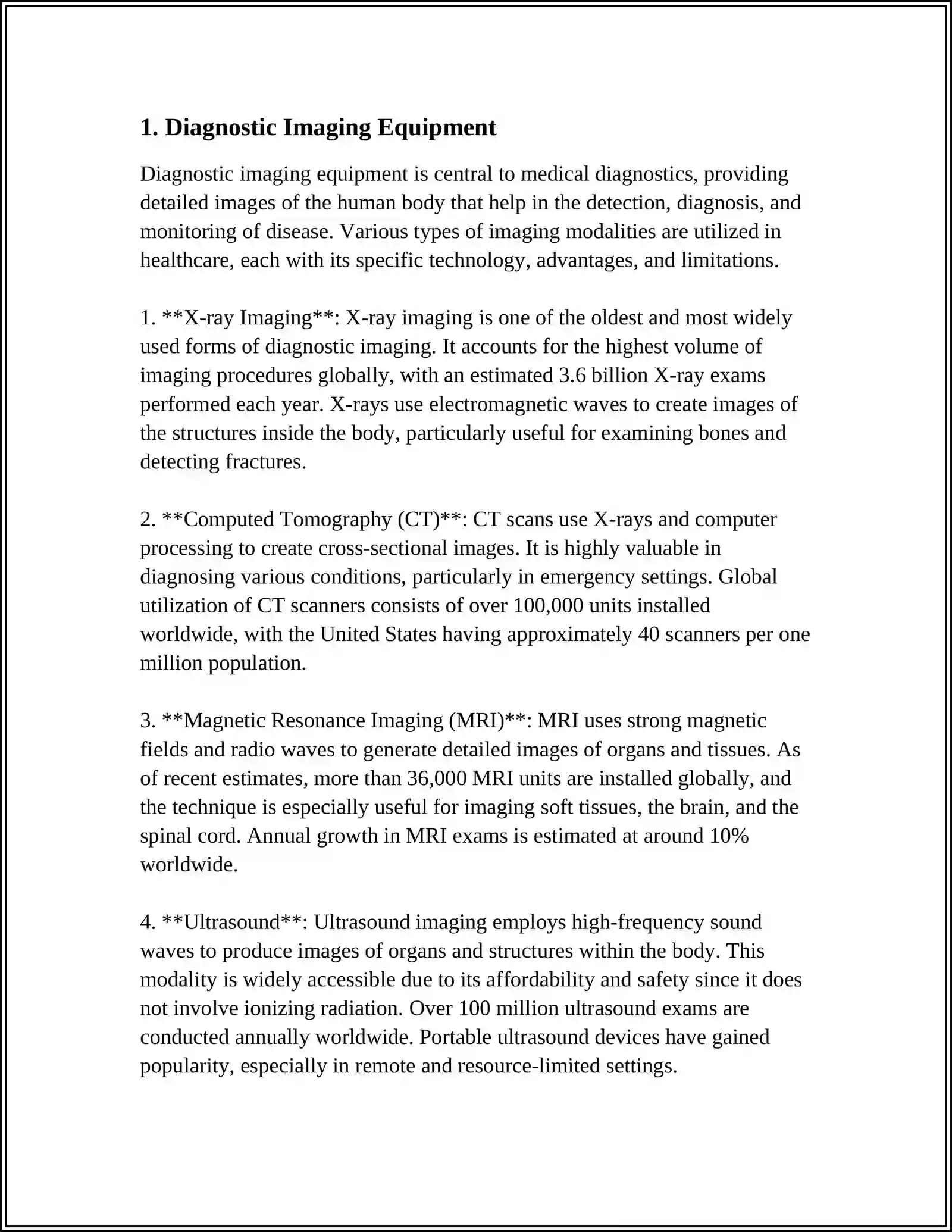 Diagnostic Imaging Equipment 3