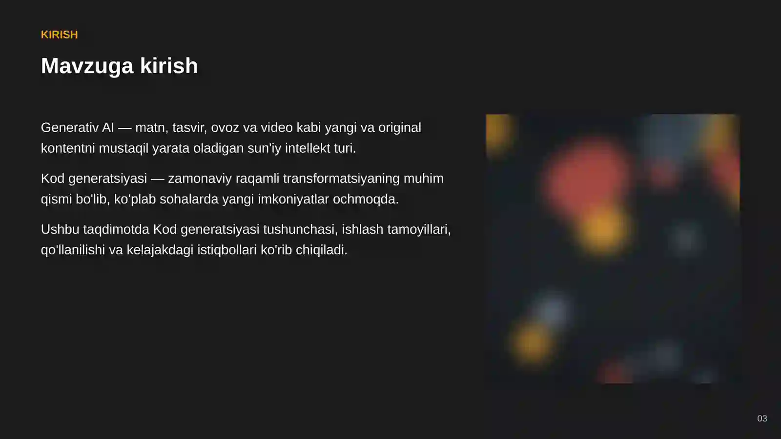 Generativ SUN'IY INTELLEKT 3