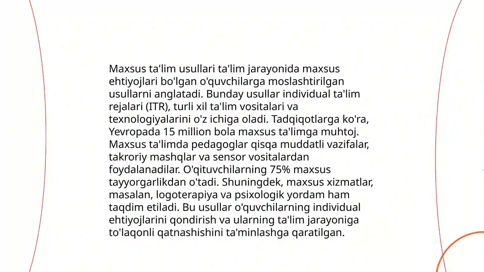 Maxsus ta'lim usullari 3