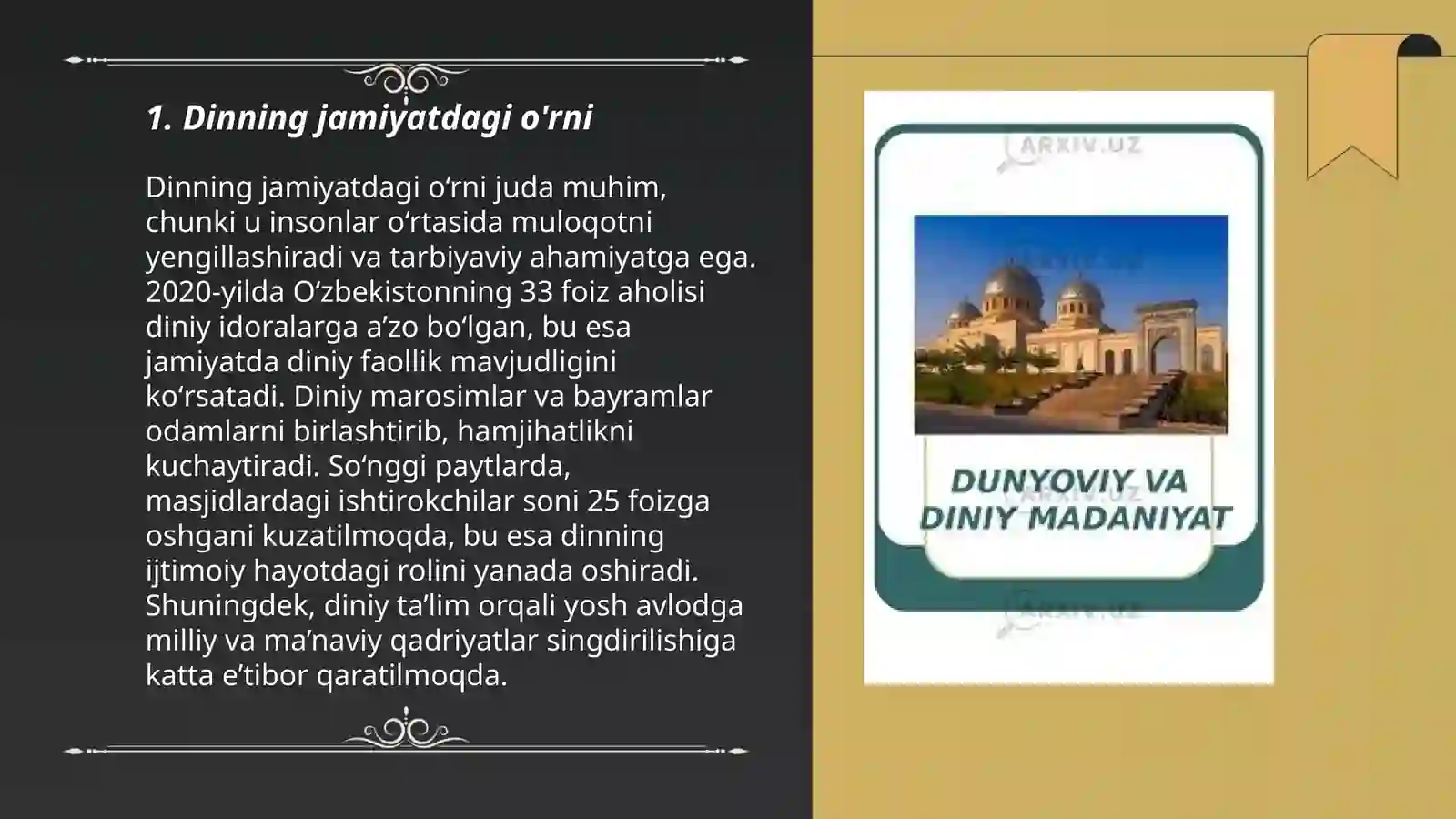 Din va madaniyat 3