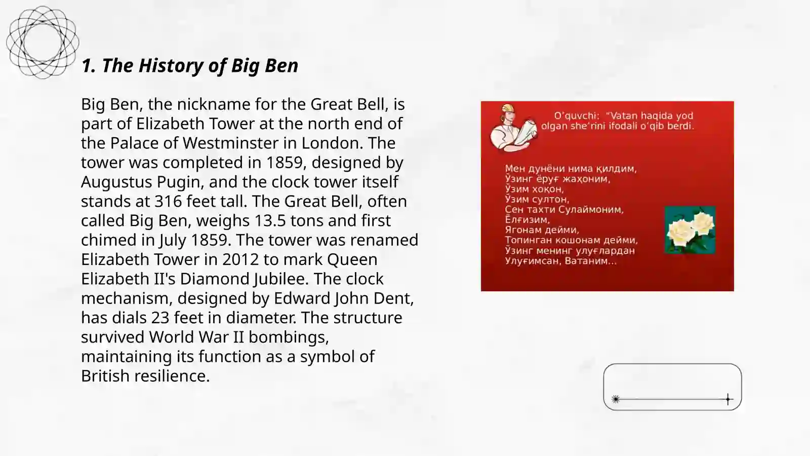 "Big Ben" haqida 3