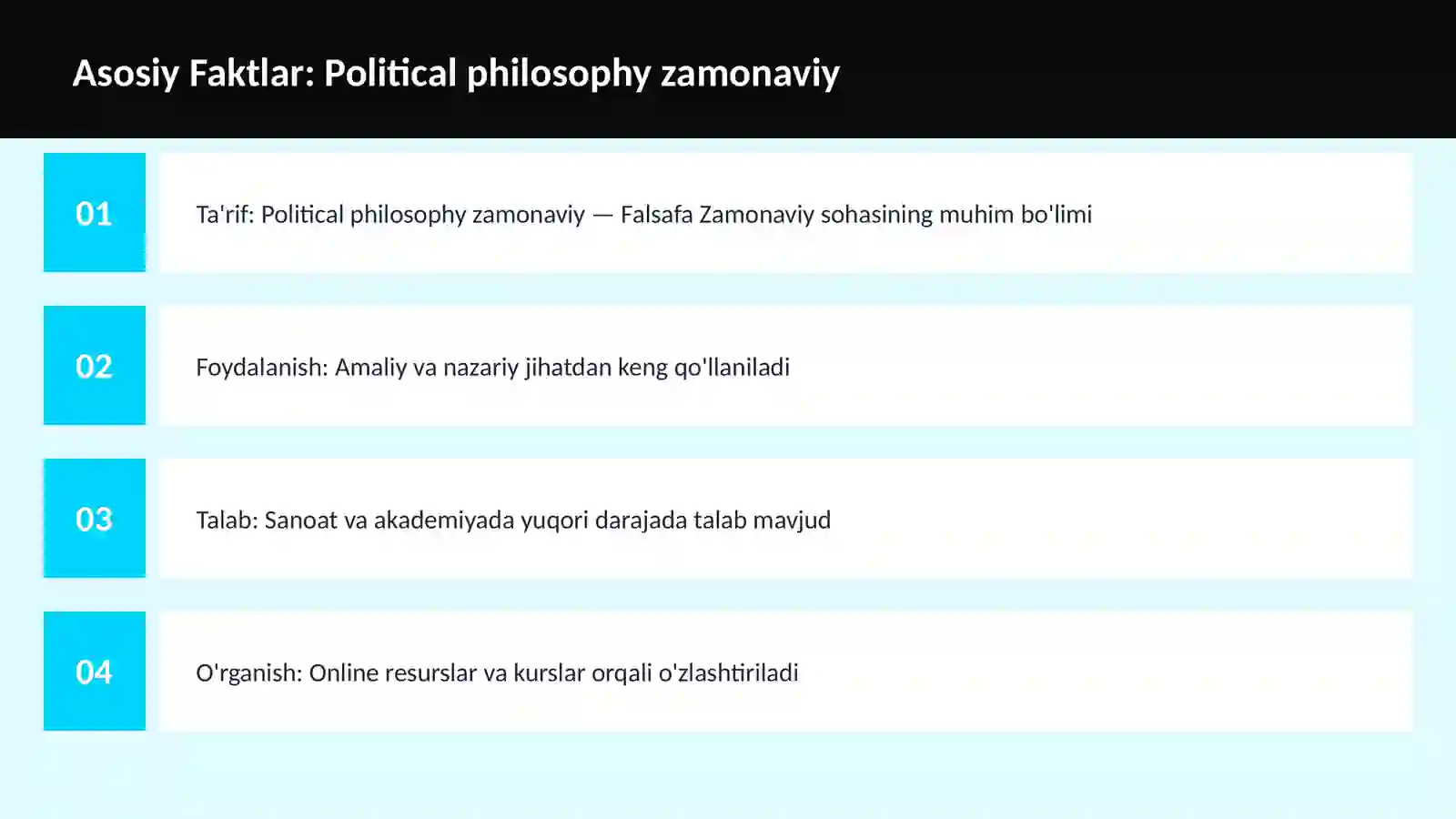 Political philosophy zamonaviy 3