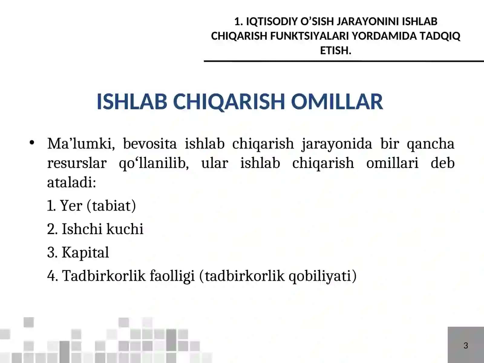 AMALIY EKONOMETRIK MODELLAR 3