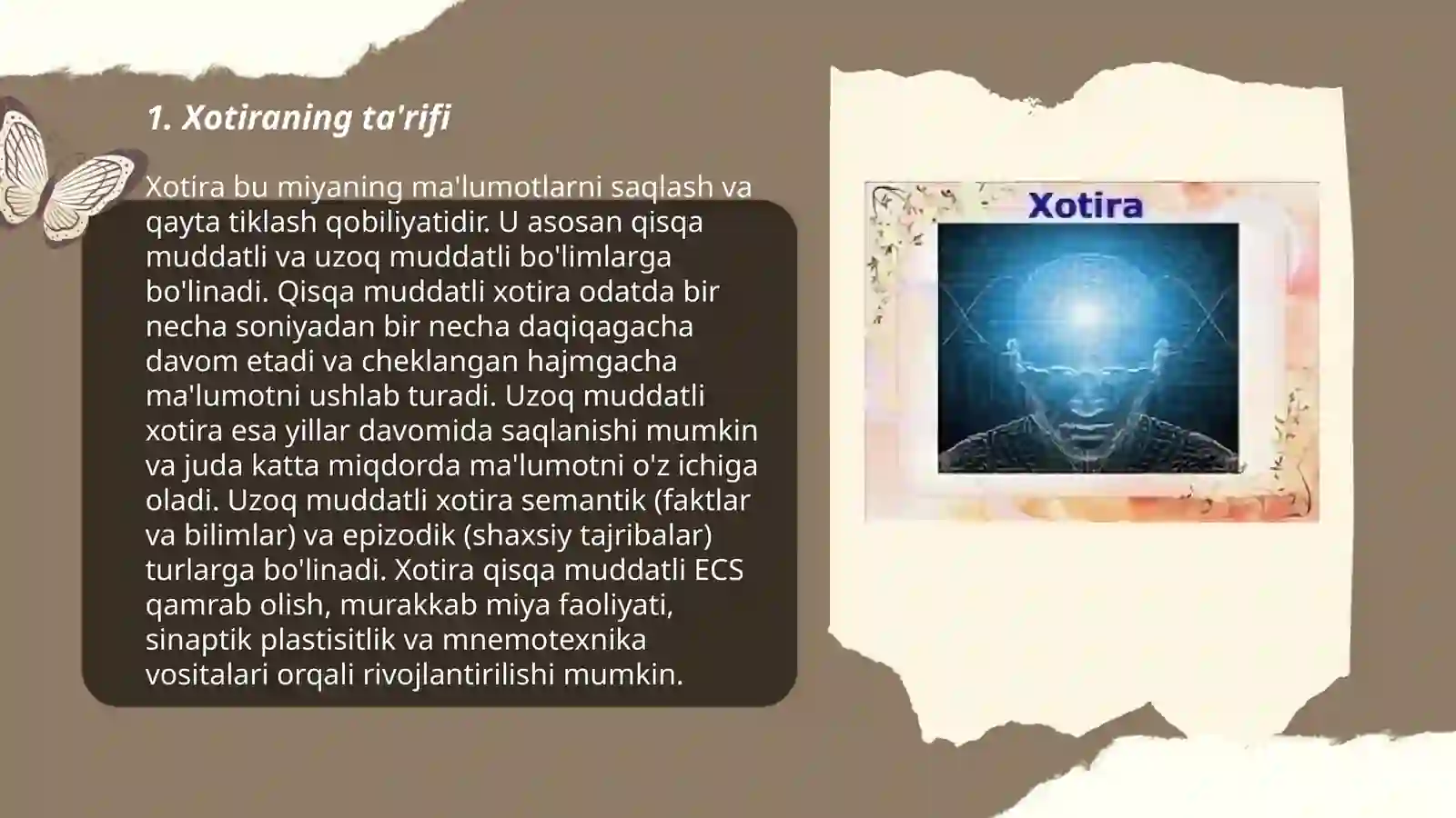 Xotira haqida tushuncha va uning nerv fizialogik asosi 3