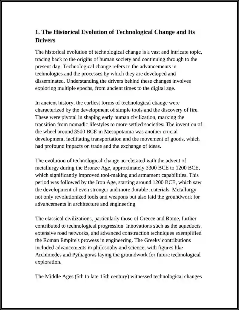 TECHNOLOGICAL CHANGE 3