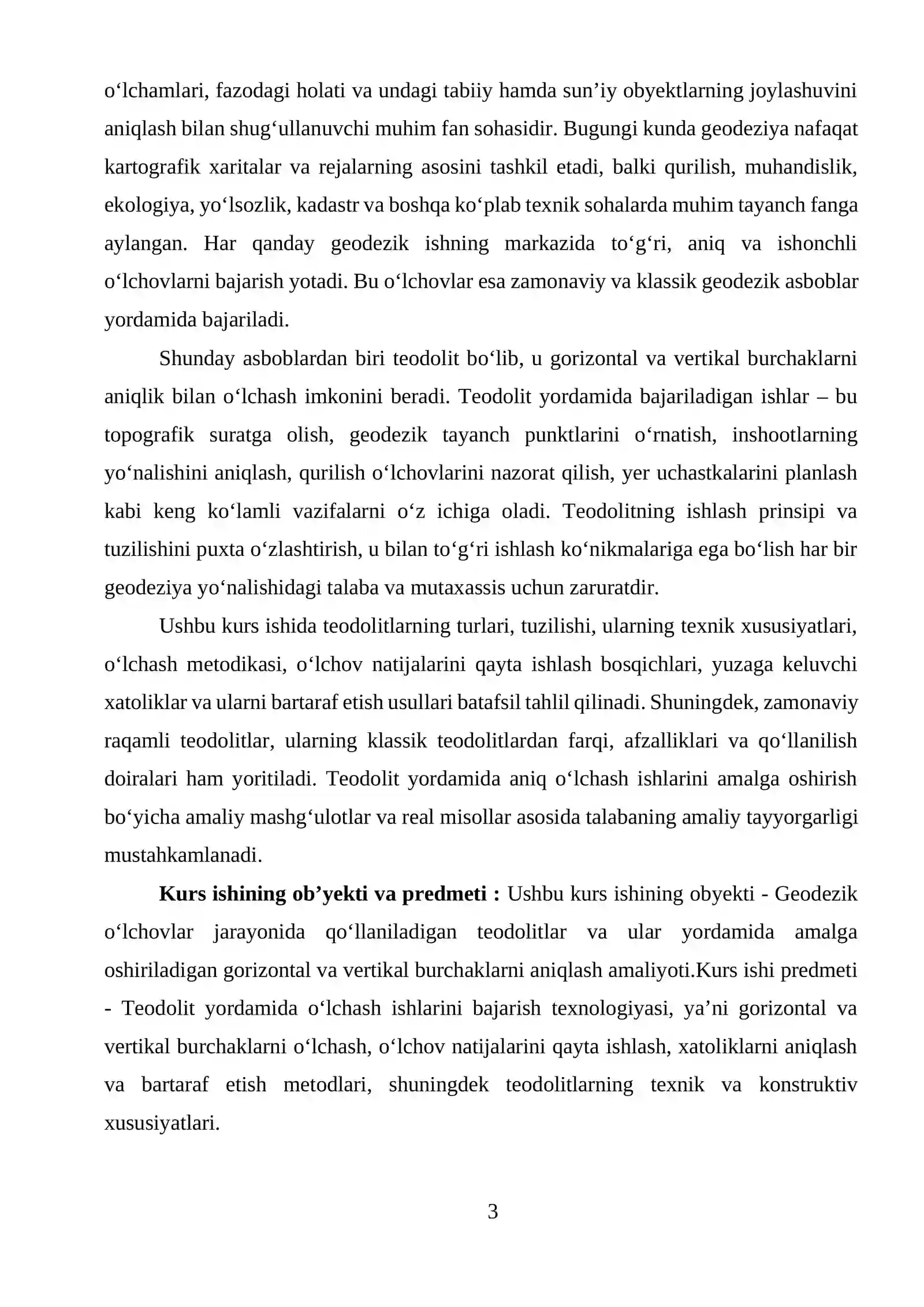 Teodolit bilan plan olish 3
