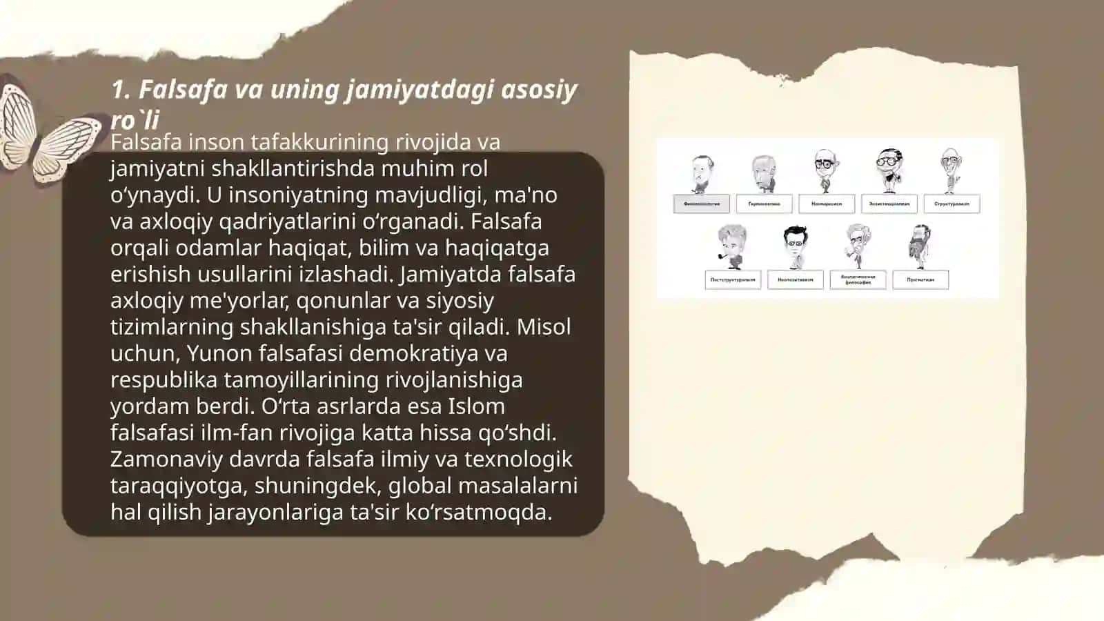 Falsafa fani va uning jamiyatdagi tutgan o'rni 3