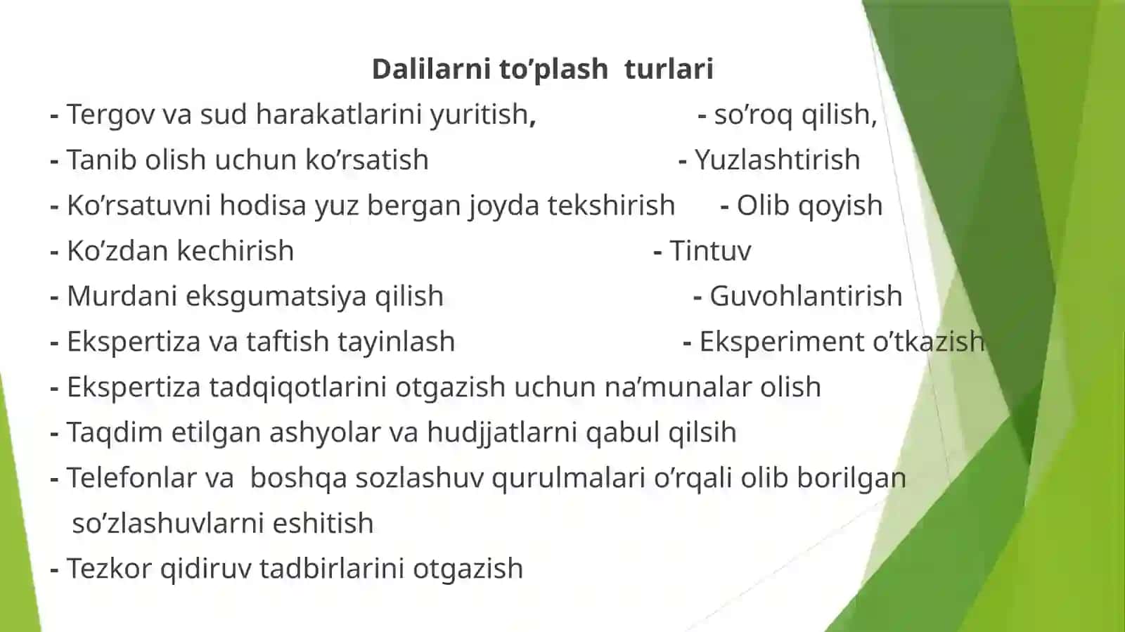 DALILLARINI TO‘PLASH USULLARI 3