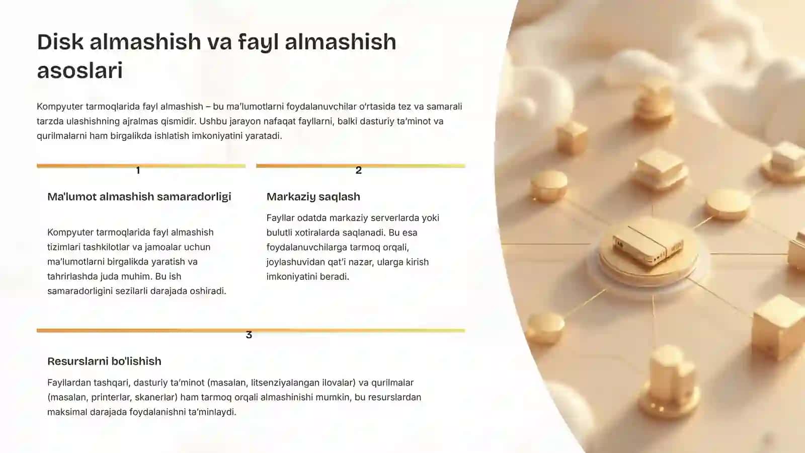 Disklar bilan ishlash, disk almashish va xatoliklarni bartaraf etish 3