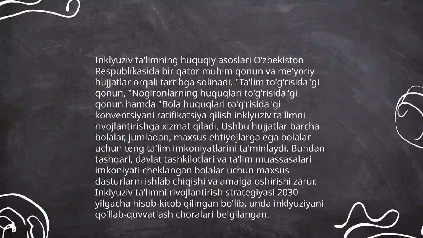 Inklyuziv talimning huquqiy Va meyoriy asoslari 3