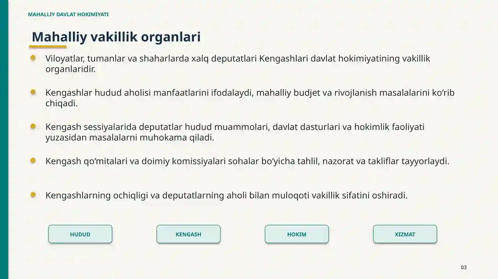 MAHALLIY DAVLAT HOKIMIYATI 3