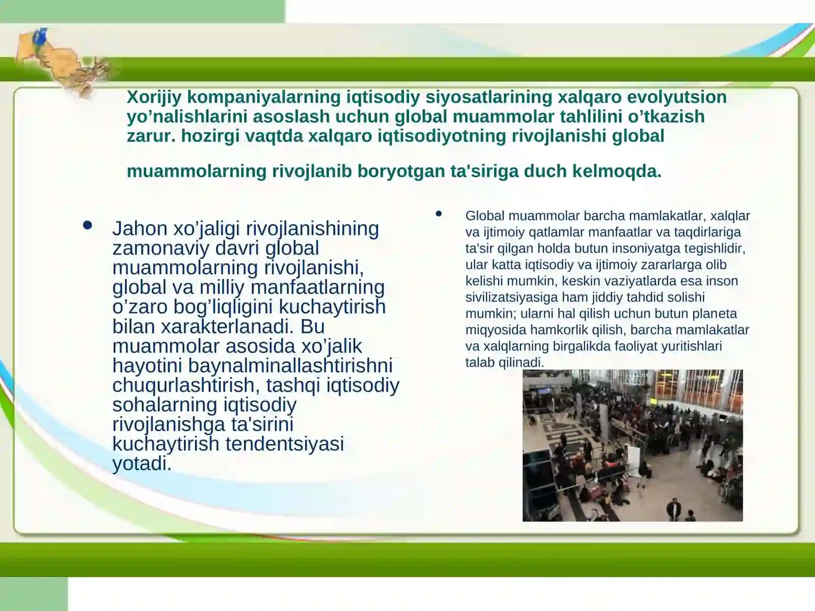 Jahon iqtisodiyotining globallashuvi to’g’risidagi ilmiy kontseptsiyalar asosiy yo’nalishlari 3