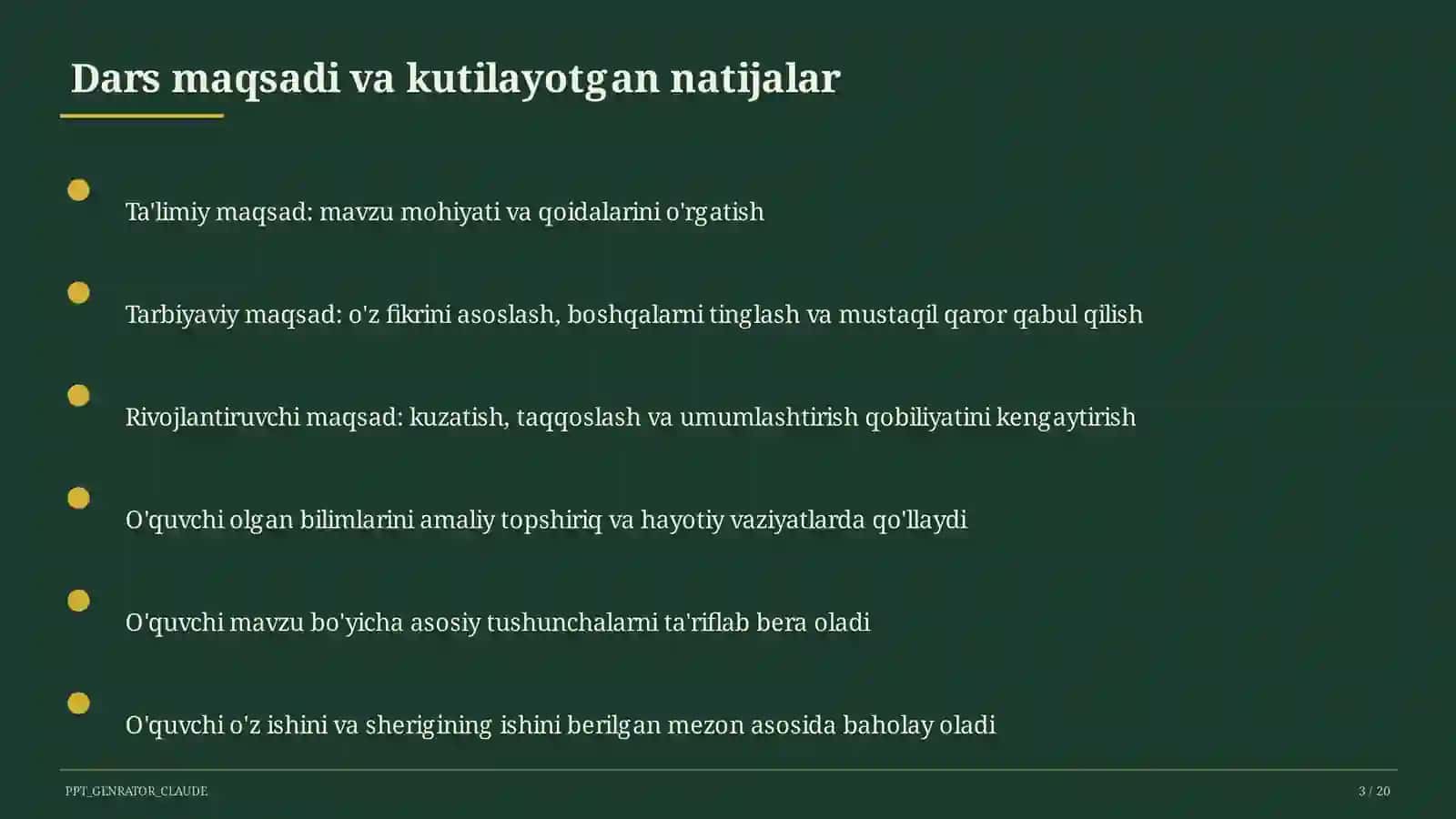 Mexanik harakat: yo'l, tezlik, vaqt (6-sinf) 3