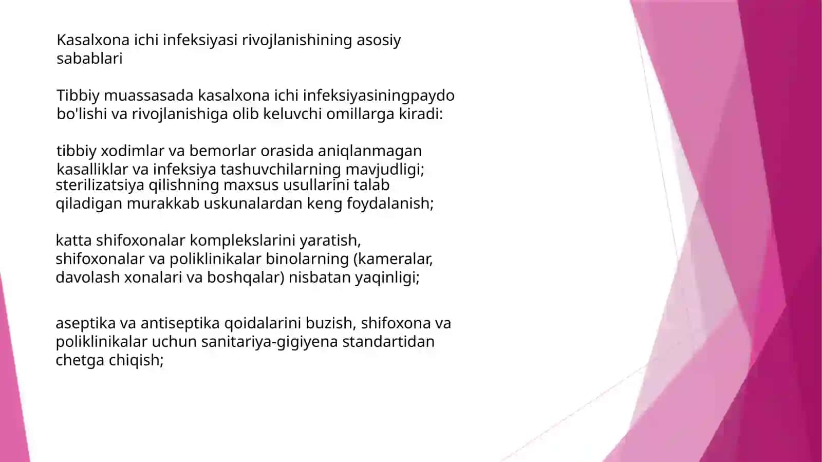 Kasalxonaichiinfeksiyasi 3