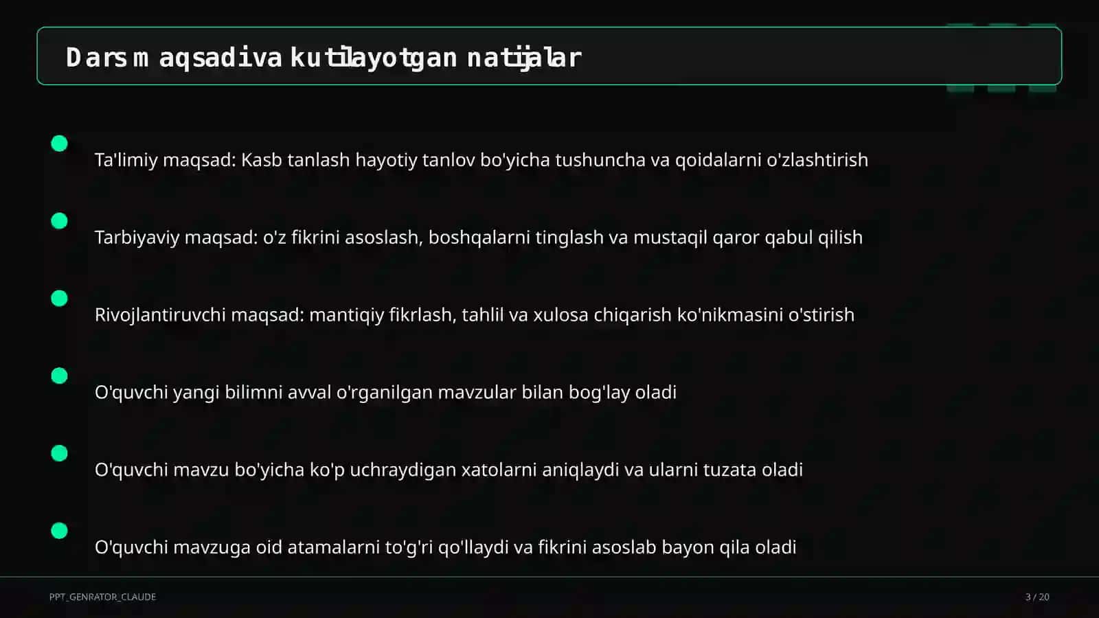 Kasb tanlash hayotiy tanlov (9-sinf) 3