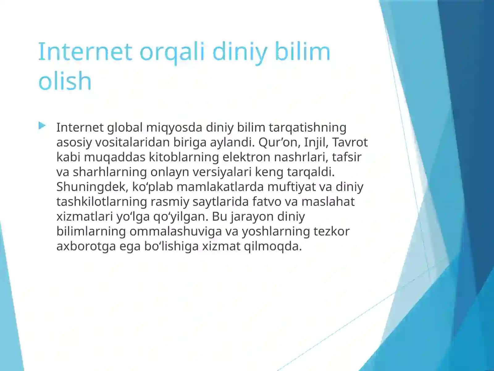 Internet va ijtimoiy tarmoqlarda diniy faollik 3