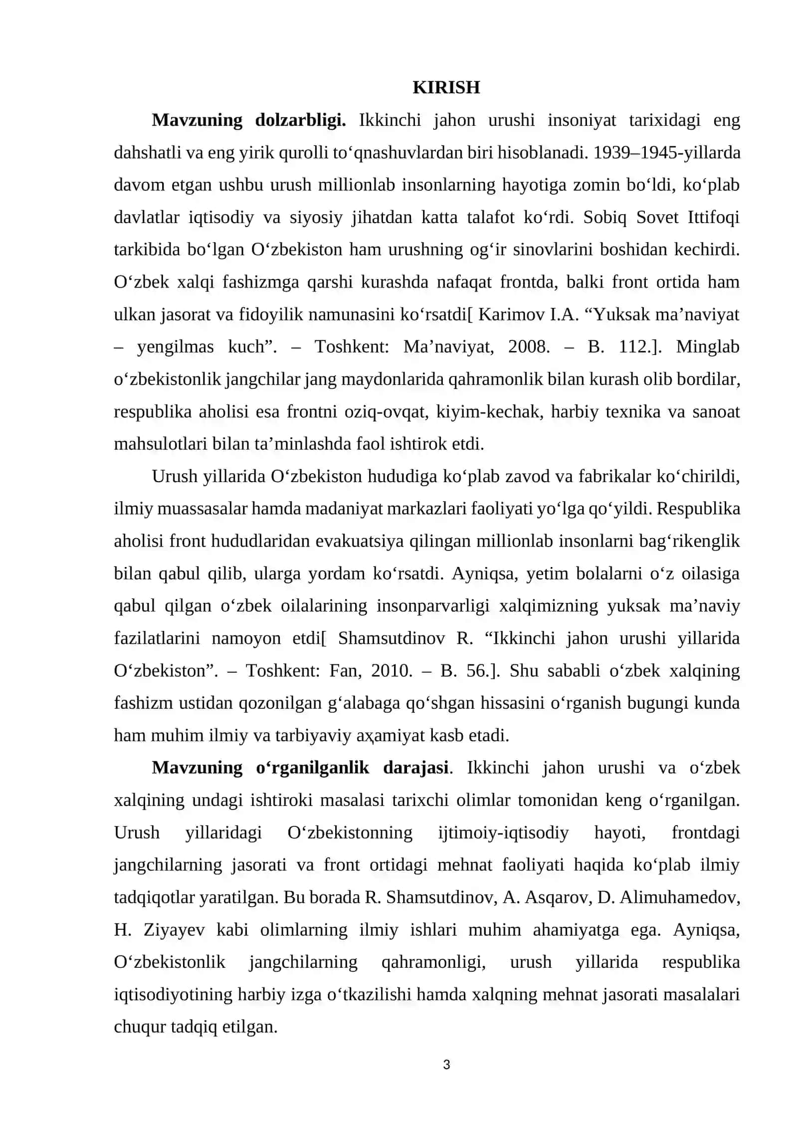 O‘ZBEK XALQINING FASHIZM USTIDAN QOZONILGAN GʻALABAGA QOʻSHGAN HISSASI 3