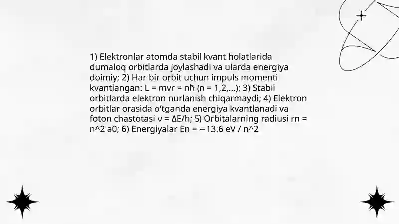 VODOROD ATOMINING BOR NAZARIYASI 3