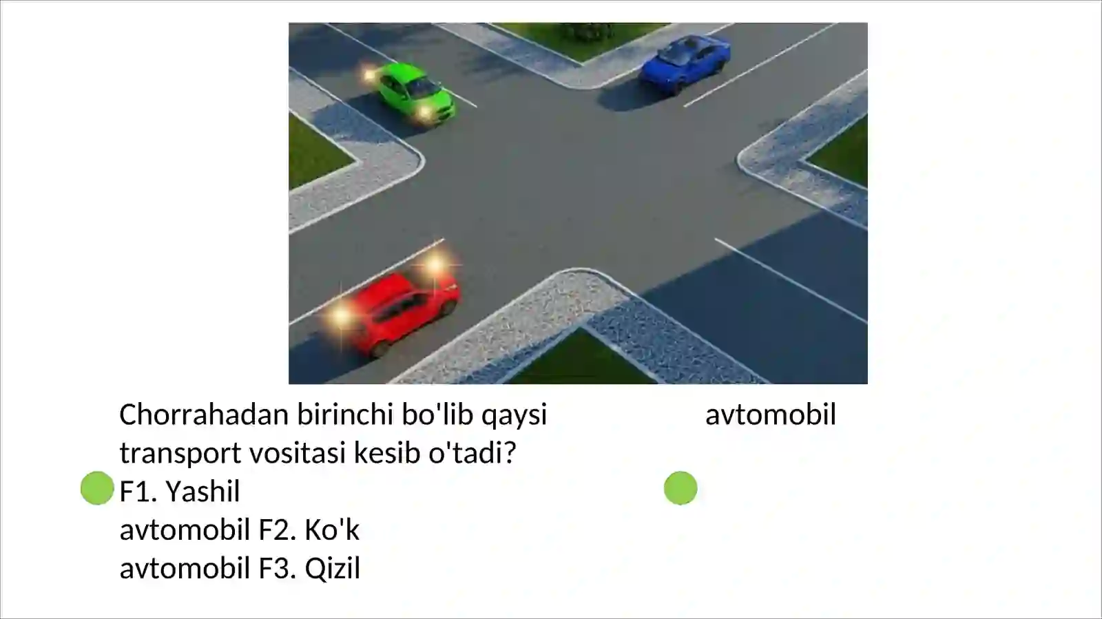 Avtotest prava savollar javoblari bilan 3
