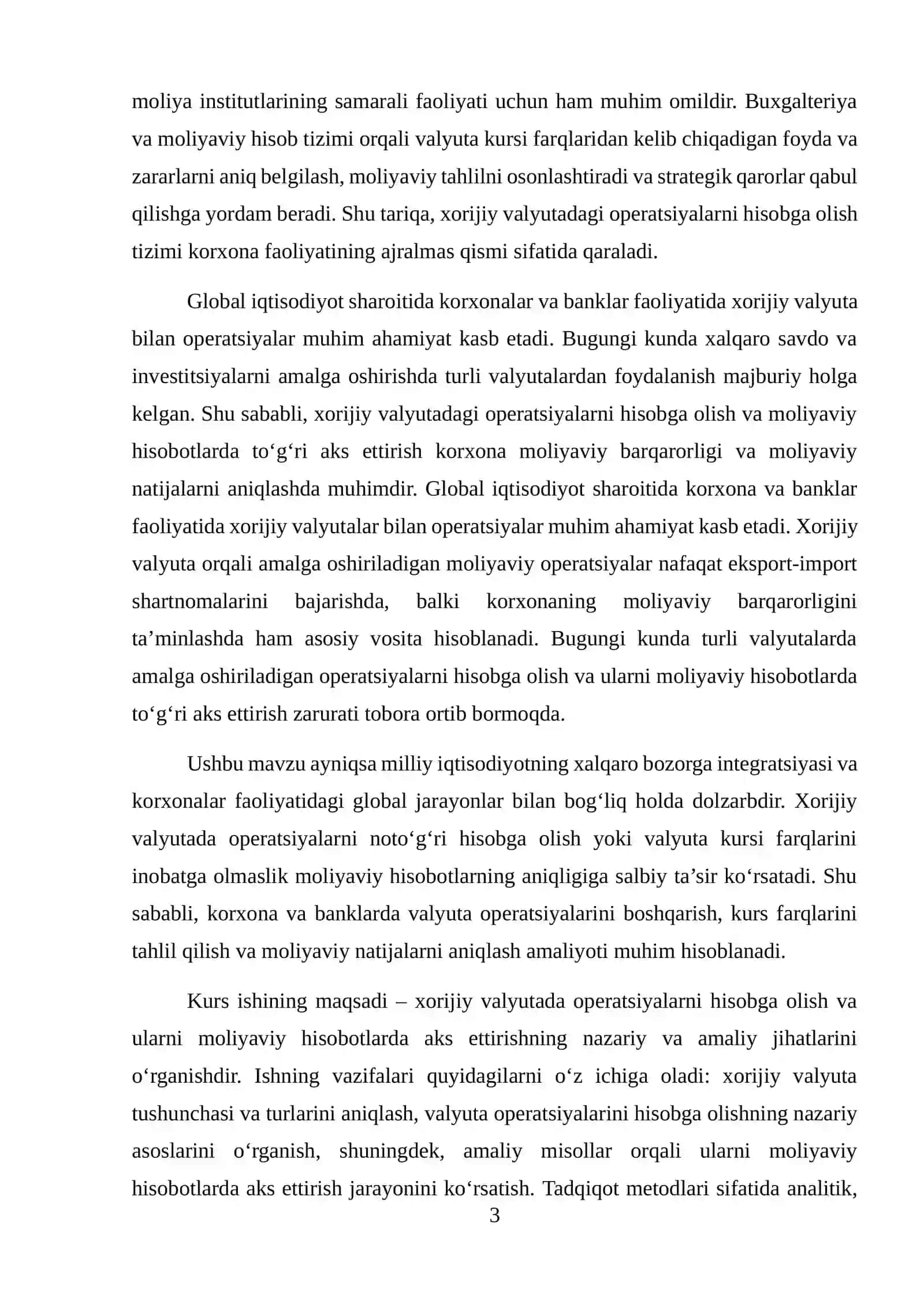 XORIJIY VALYUTADAGI OPERATSIYALARNI HISOBGA OLISH VA MOLIYAVIY INOBATGA AKS ETTIRISHNING XUSUSIYATLARI 3