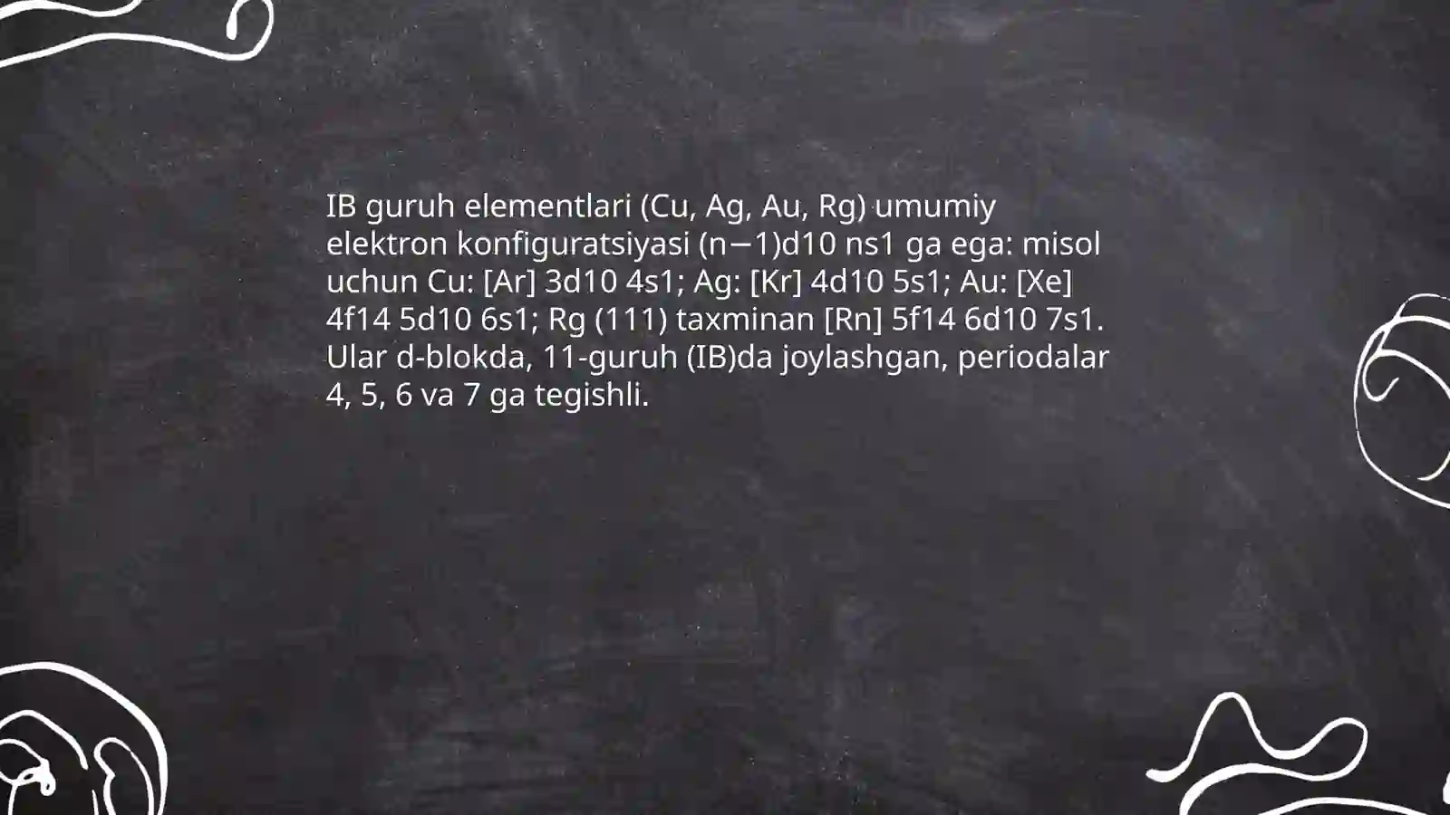 IB guruh elementlari 3