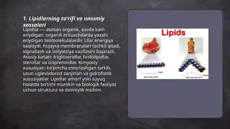 Lipidlar 3