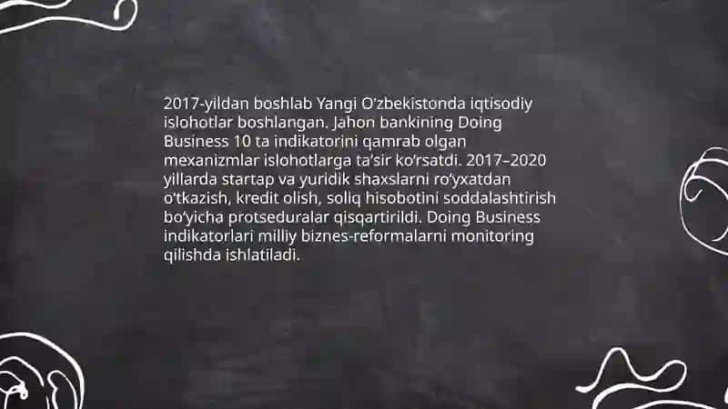 Yangi Oʻzbekistonning ijtimoiy siyosiy iqtisodiy va madaniy hayotida roʻy berayotgan oʻzgarishlarning halqaro reytingi va indekslari ahamiyati 3