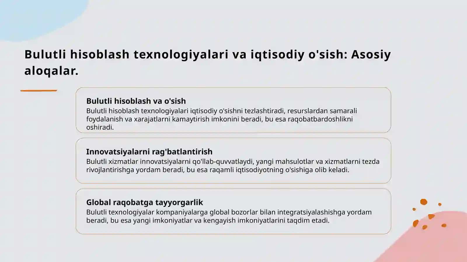 Bulutli hisoblash va iqtisodiy o'sish 3