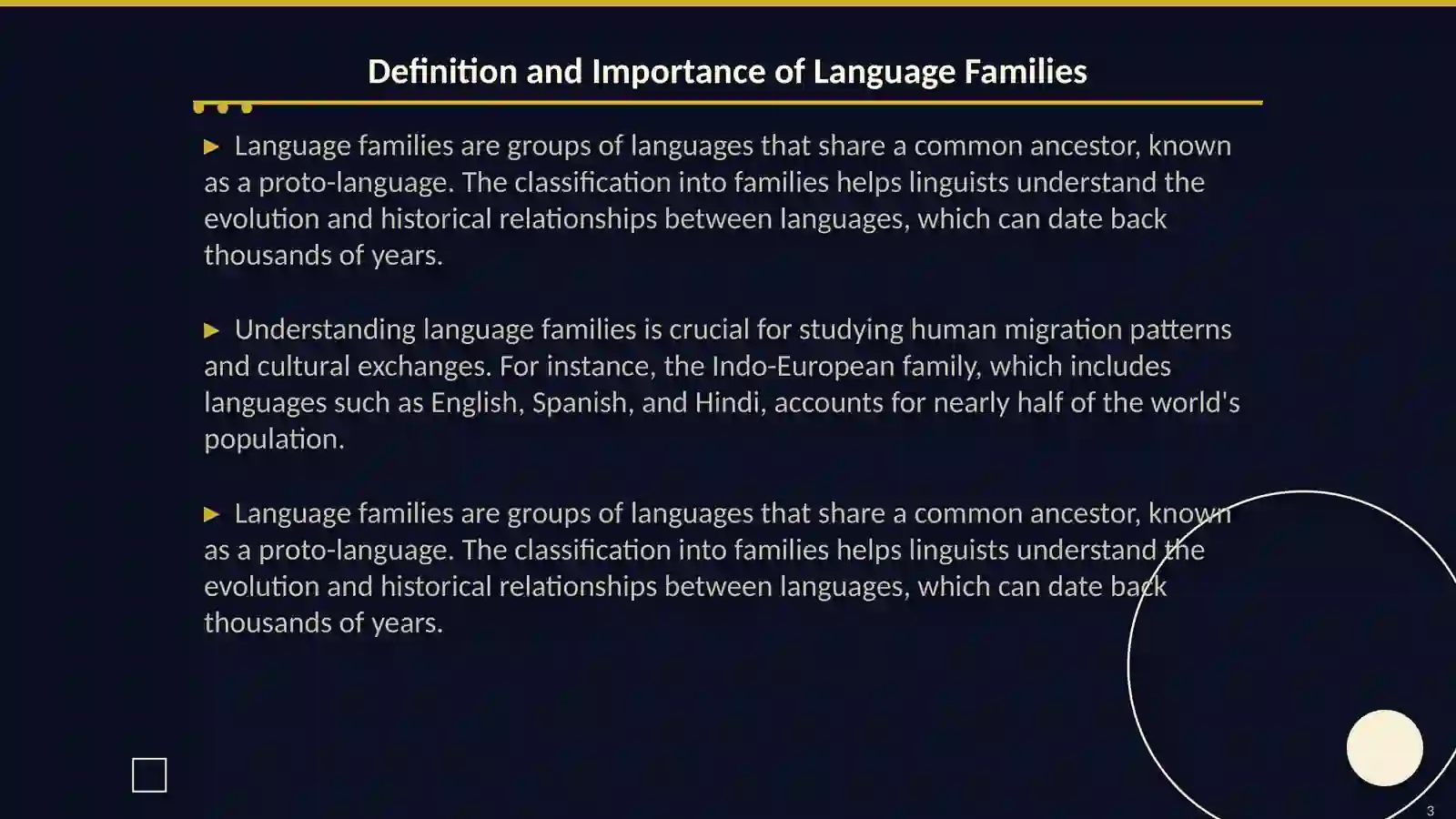 Language families 3