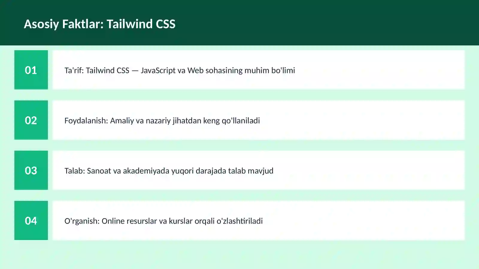 Tailwind CSS 3