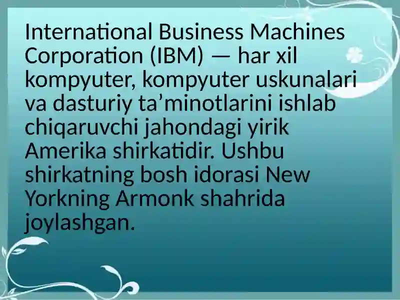 IBM 3