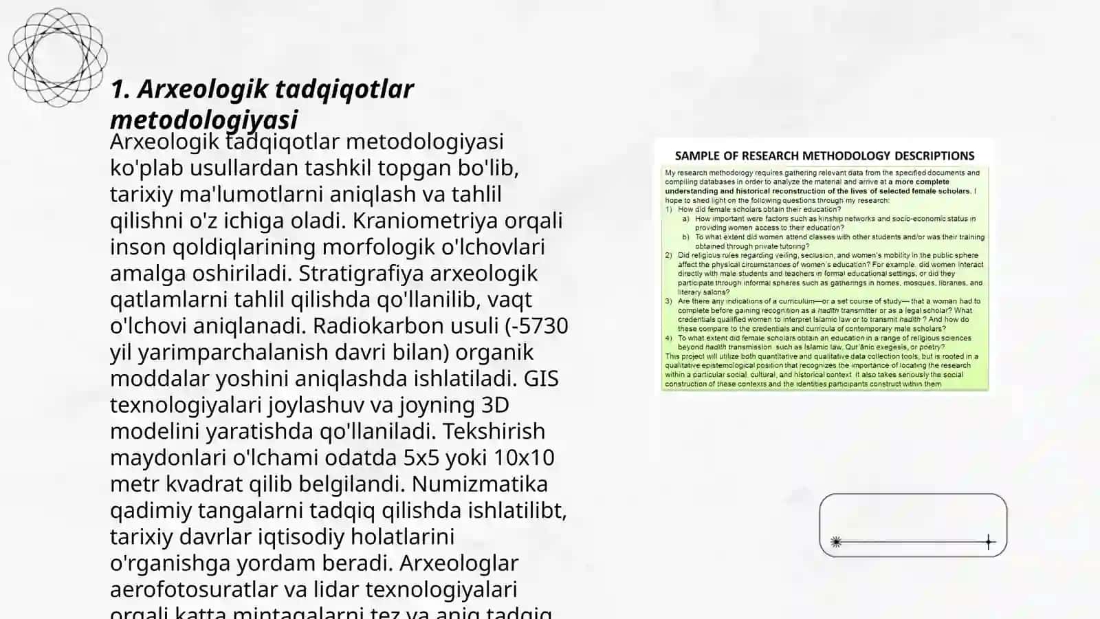 Arxeologik tadqiqotlar metodologiyasi 3
