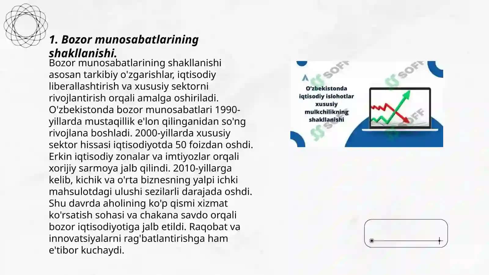 Iqtisodiy islohotlar, xususiy mulkchilikning shakllanishi 3