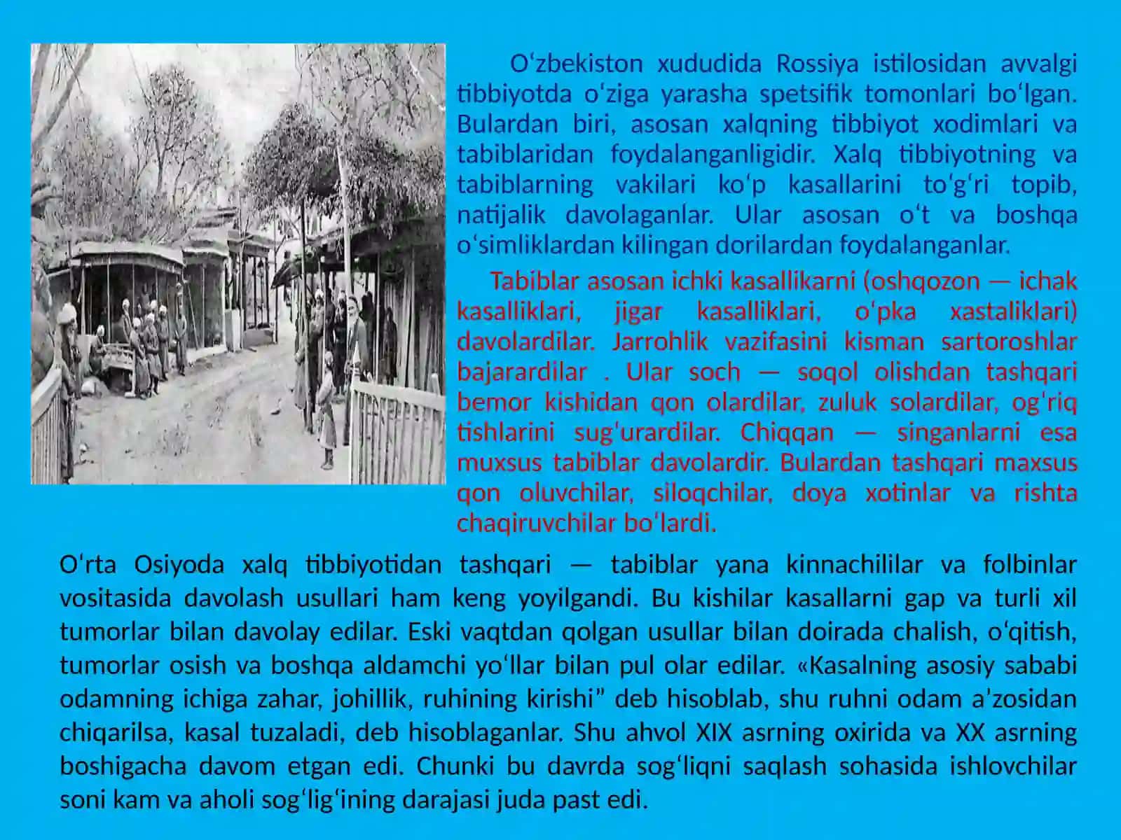 O‘rta Osiyo da xalq tibbiyotidan tashqari 3