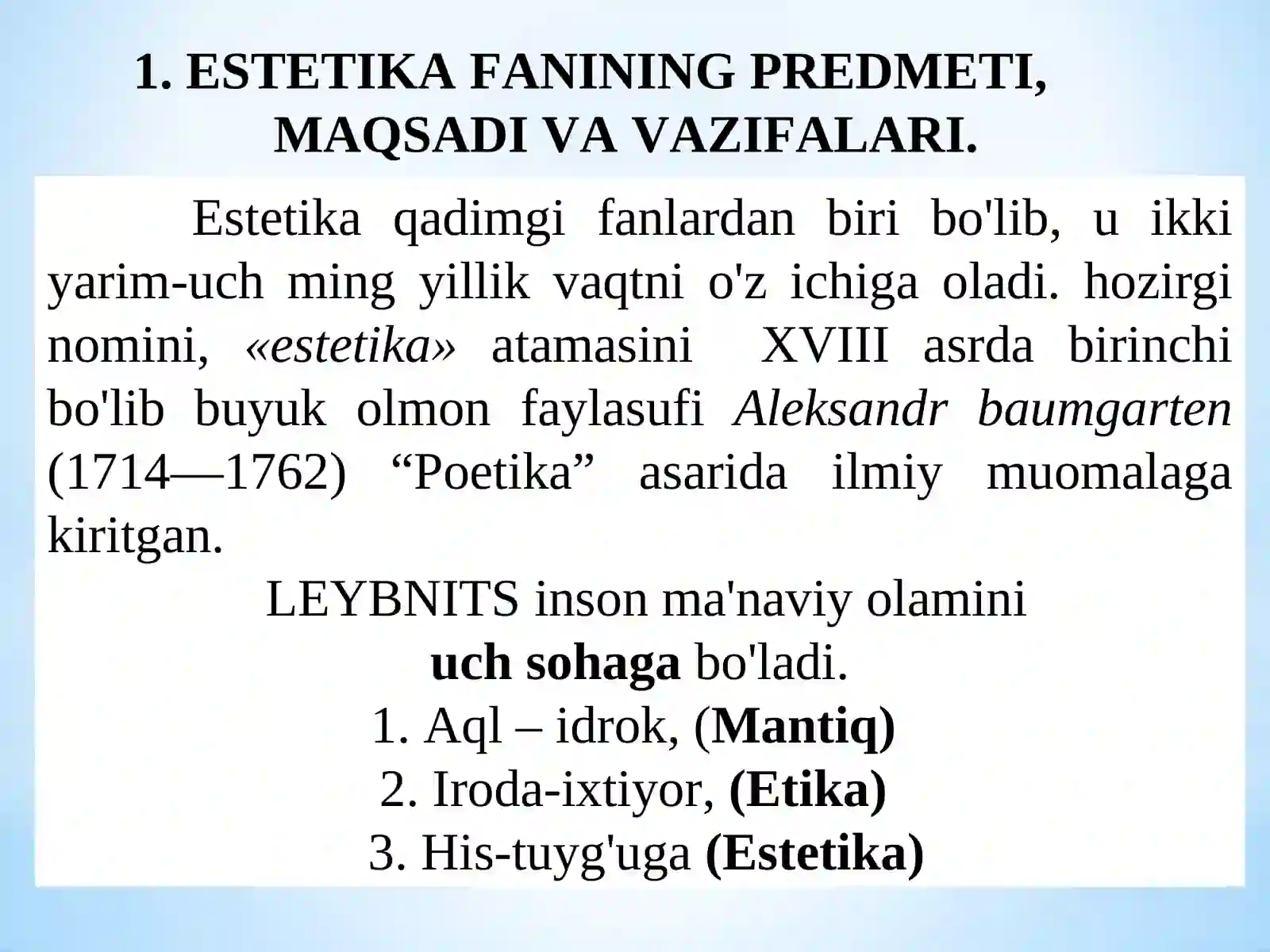 Nafosat falsafasi 3