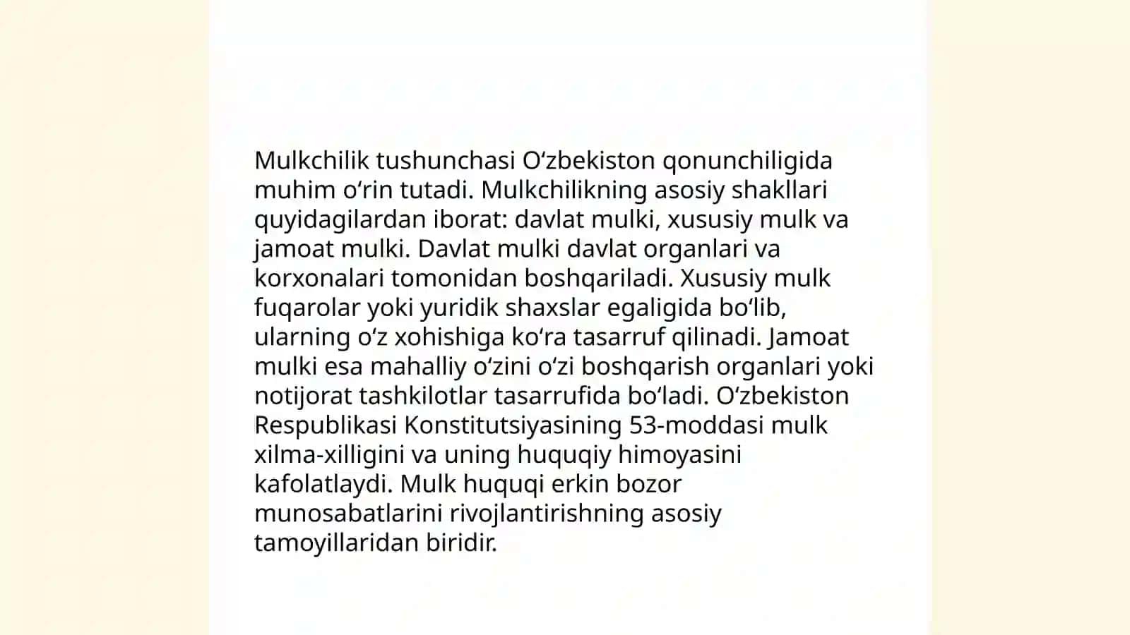 Mulkchilik munosabatlari mohiyati 3