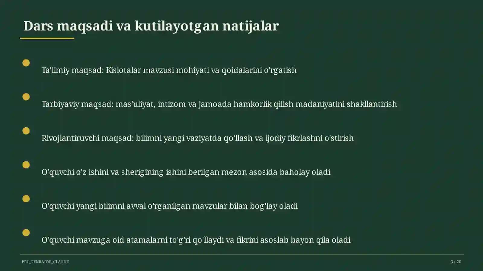 Kislotalar (8-sinf) 3